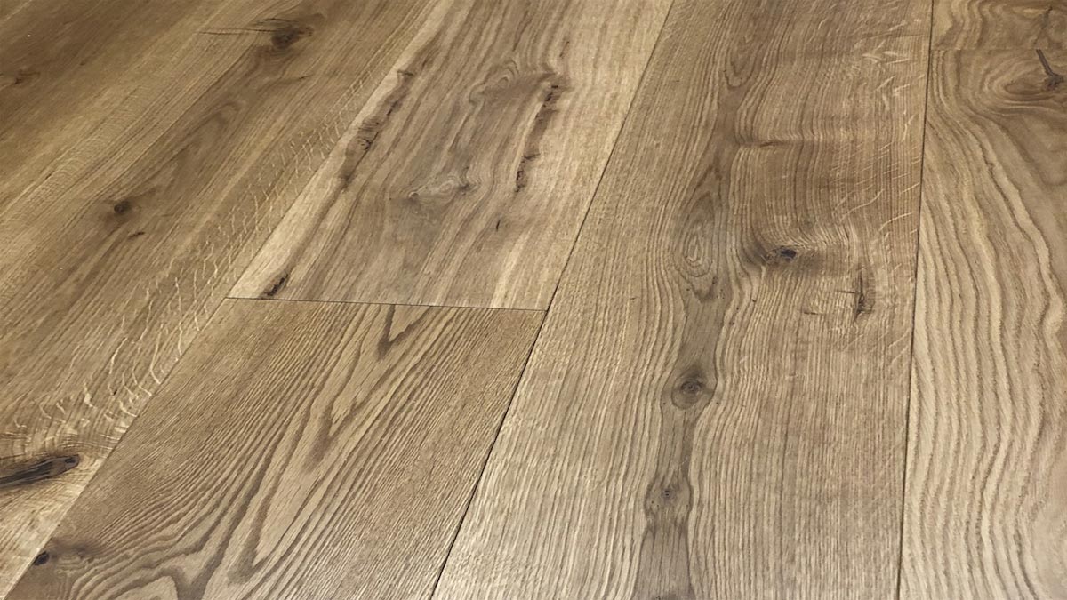 wood flooring boards with grain patterns